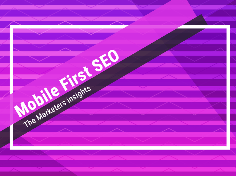 Image with caption Mobile First Seo The marketers insights - Valuable tips on how to make a good presentation - Image