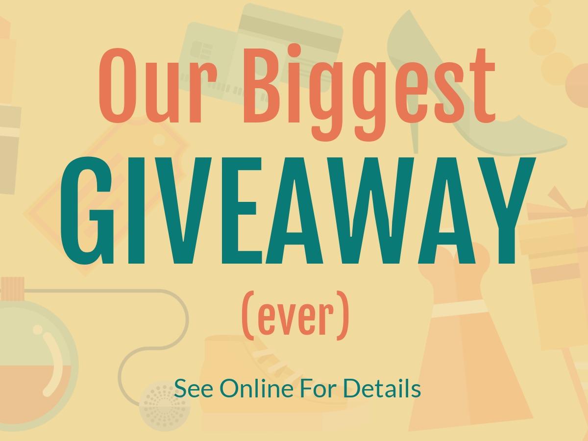 Giveaway banner ad - 12 ways to effectively promote a new product - Image