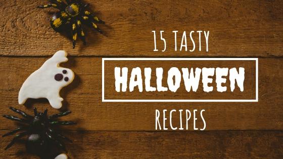 15 modelo de cabeçalho de blog de receitas de Halloween para editar no Design Wizard