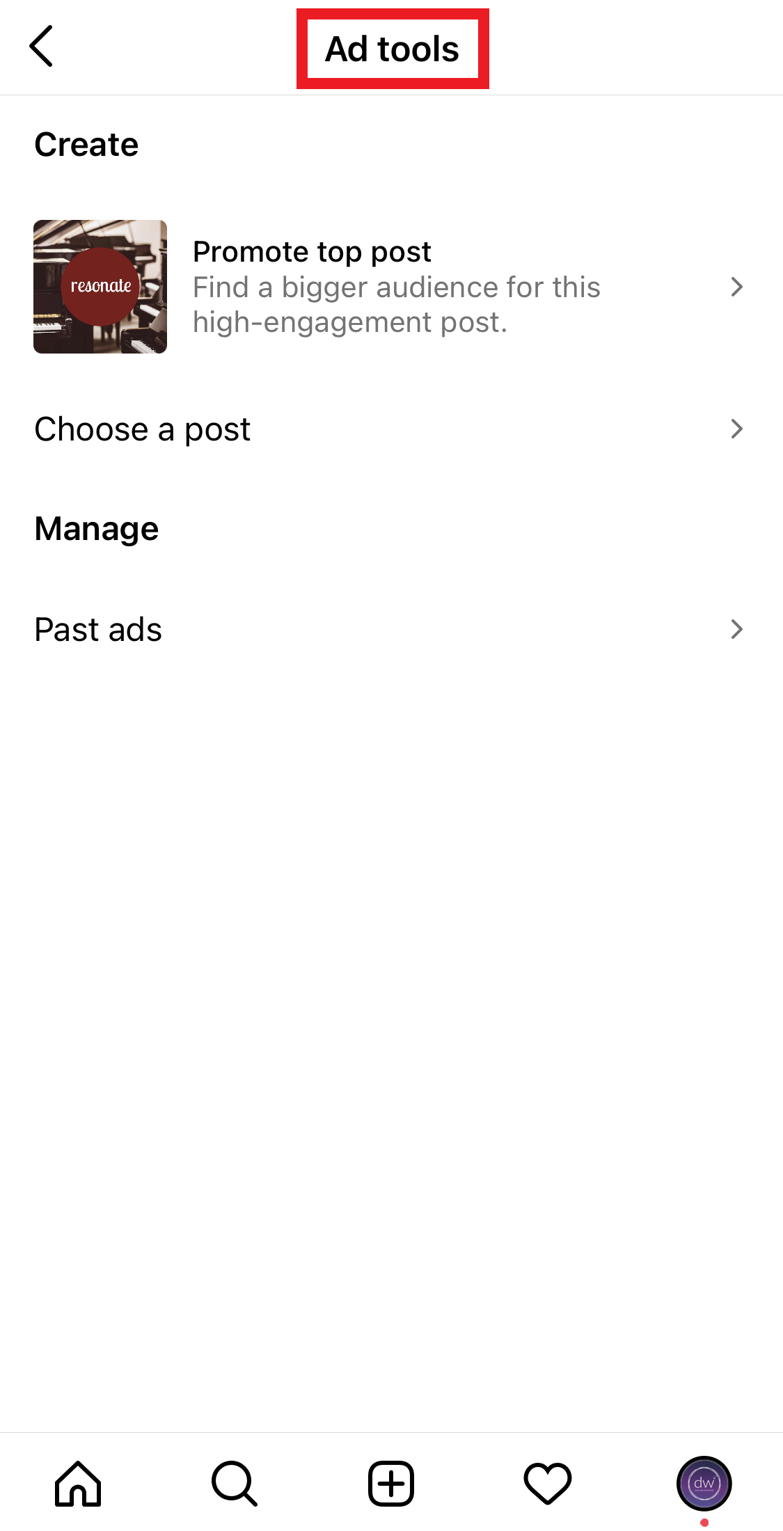 Étape 2 Choisissez votre annonce vidéo - Guide des publicités vidéo Instagram pour développer votre entreprise - Image 