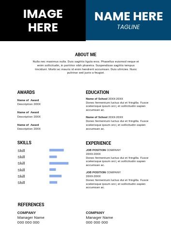 Resume template - Writing the perfect resume: Important tips to follow - Image