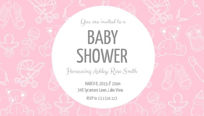 Pastel pink baby shower design - Exploring a special charm of pastel colors and how you can use them in your design - Image