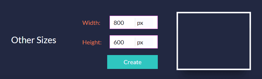 Configuración de resolución para nueva imagen en Design Wizard