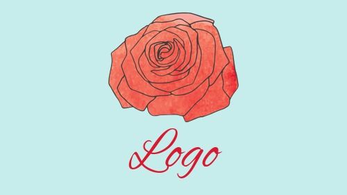Red flower logo - The psychology of futuristic fonts: here's everything you need to know - Image