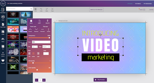 Screenshot of Design Wizard video editing software - Mastering Guest Posting: tips and best practices - Image