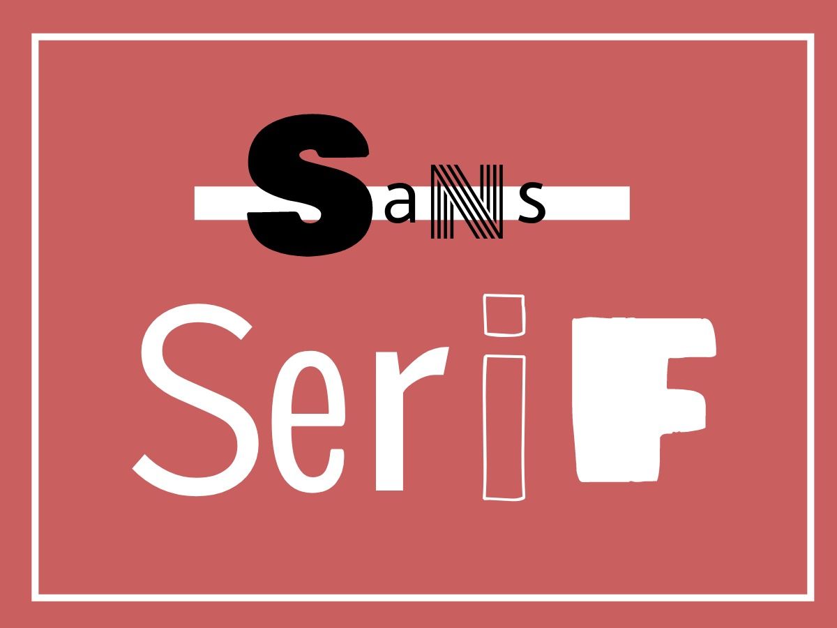 Logo Sans Serif - polices à la mode pour le design - Image