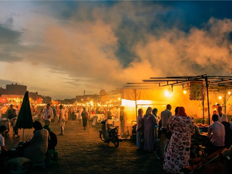mercado noturno