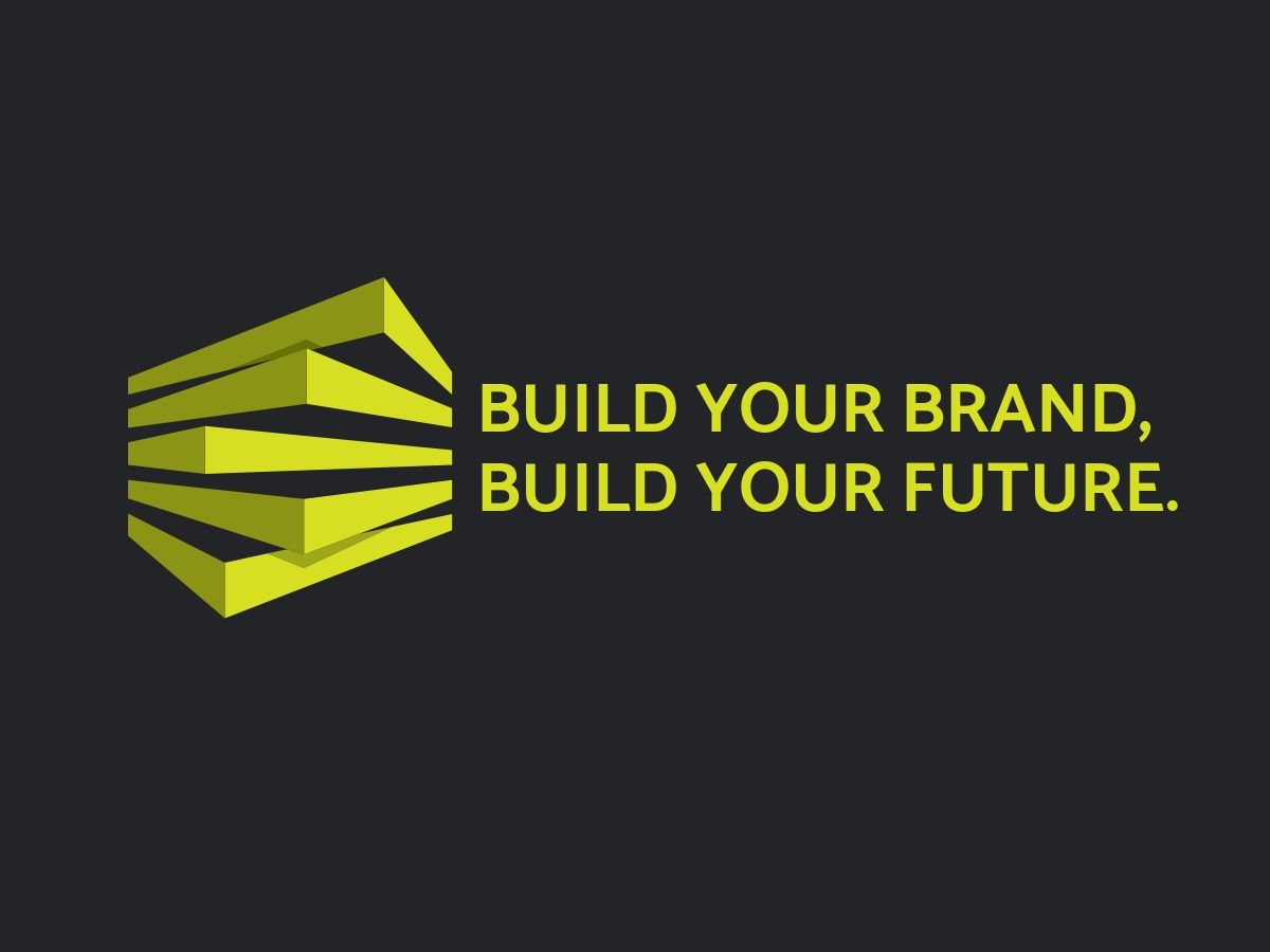 Green cut cube logo on a dark background with 'Build your brand, build your future' as a title - Experiential marketing, a close look at a rising trend:  definition, examples, & ideas - Image