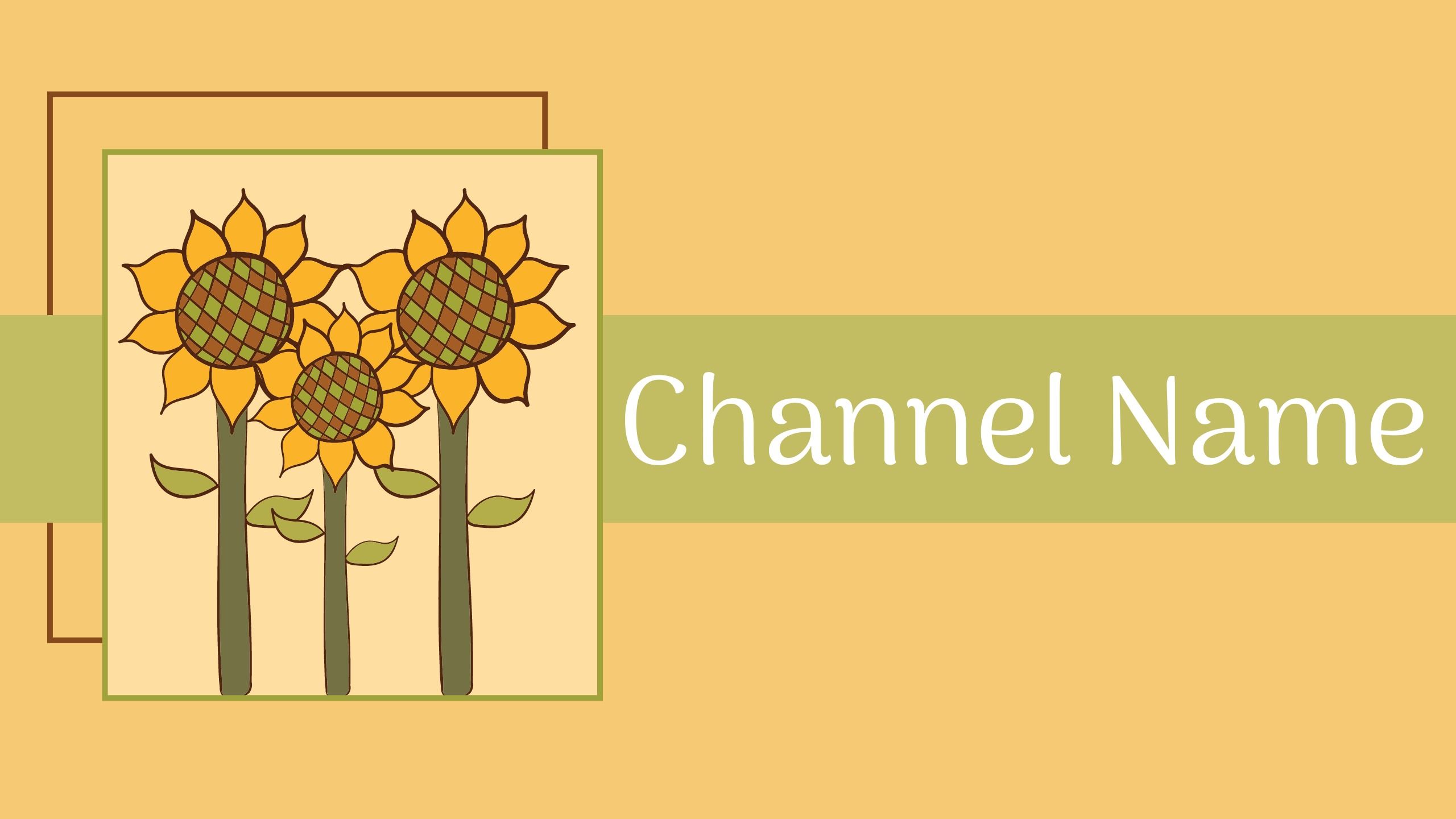 Modèle de chaine Youtube modifiable pour chaine de jardinage  - noms de chaînes YouTube et idées d'inspiration - image 