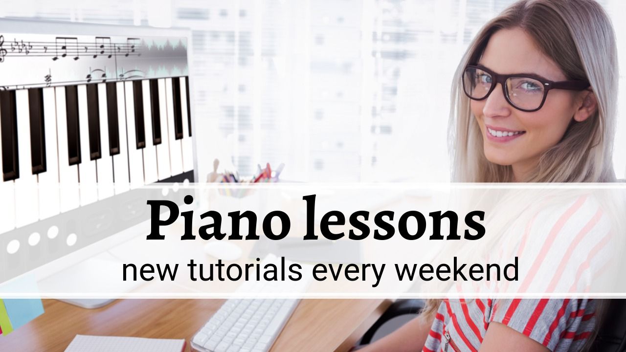 Piano Lessons YouTube Video Thumbnail Template - Learn to make your YouTube thumbnails high-quality, relevant, and visually appealing - Image