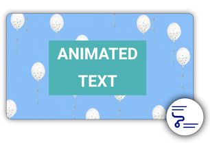 animated text banner