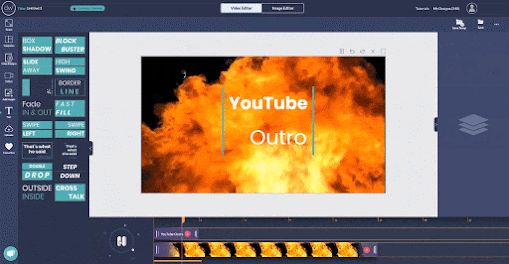 fire video demo in design wizard application